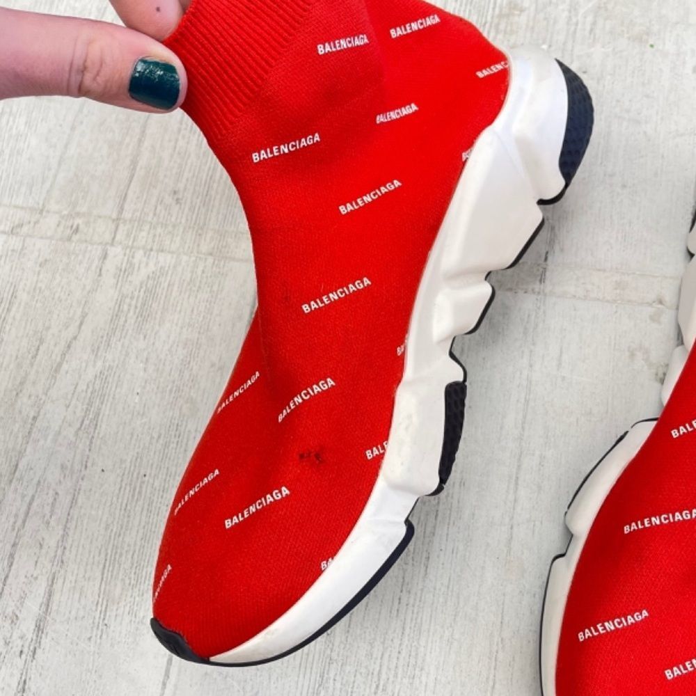 Balenciaga Colette x Balenciaga Speed Trainer Red sneaker - Picture 3 of 7